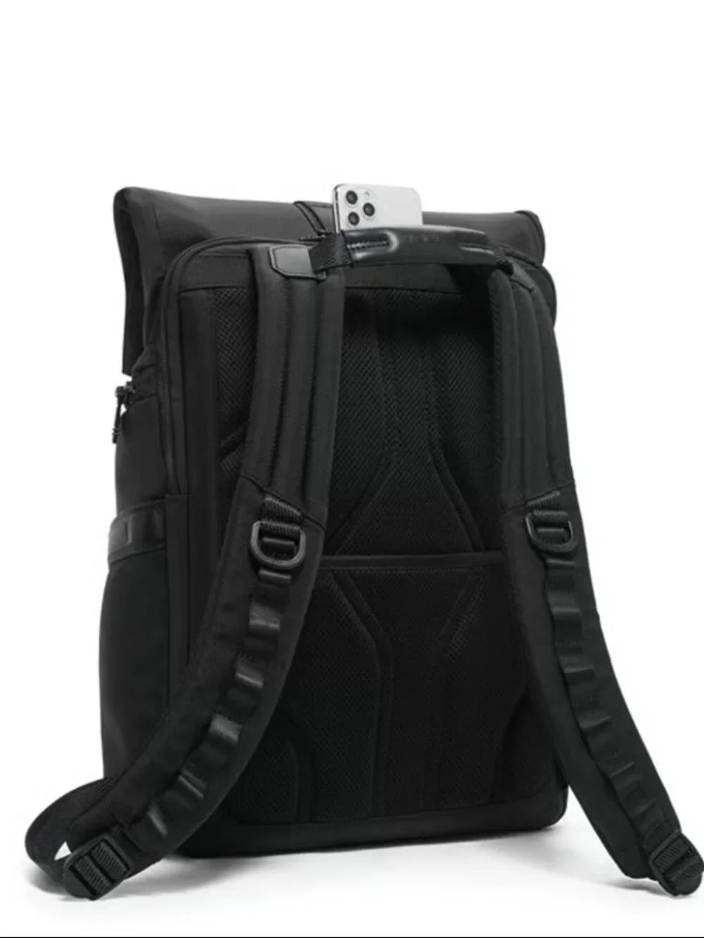 TUMI Alpha Bravo Logistics Flap Lid Backpack New in Black Color